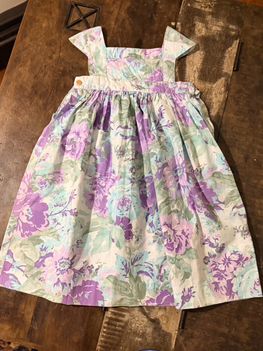 Vintage Lavender and Mint Floral Sundress